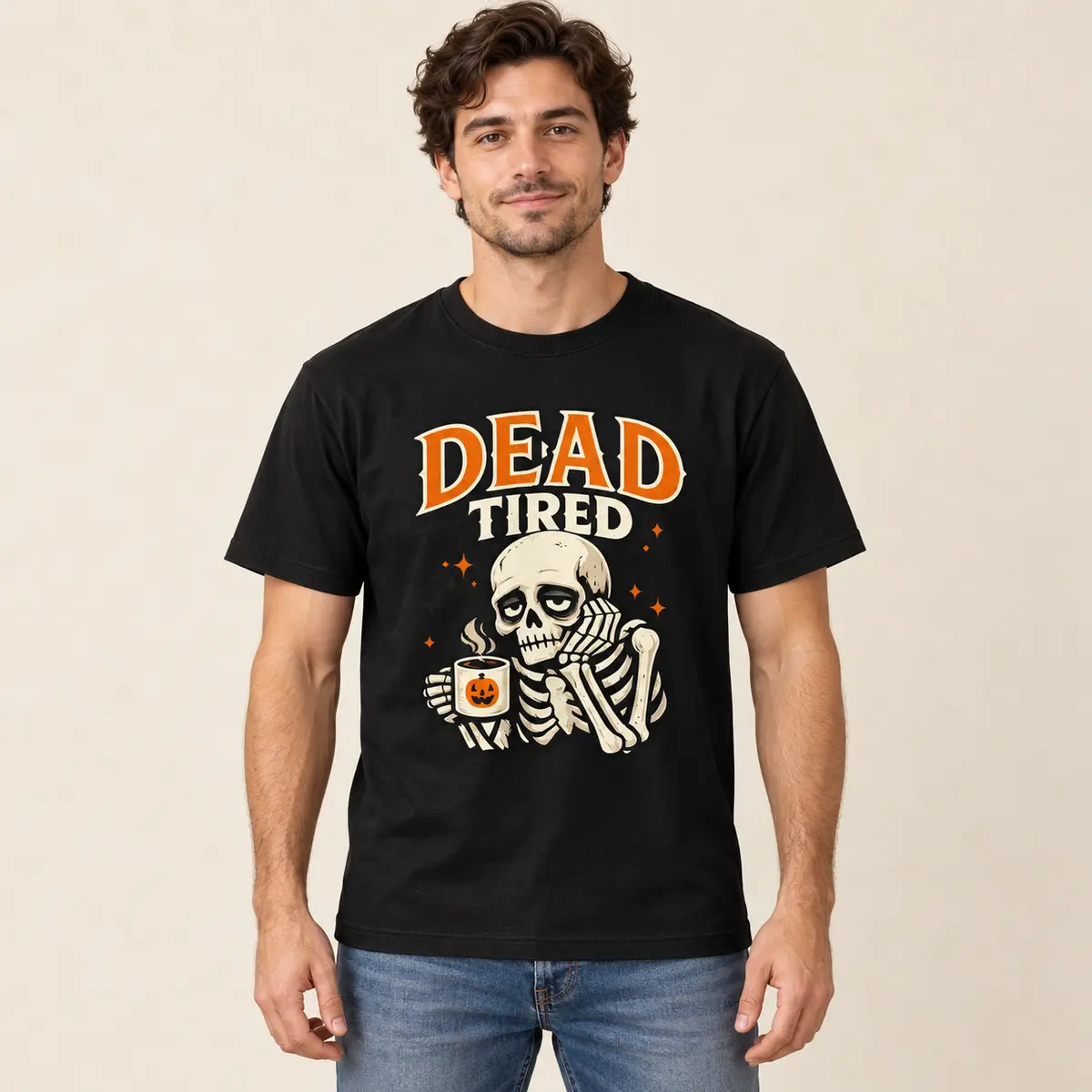Dead Tired · aperçu porté sur mannequin humain